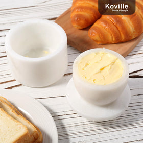 Koville elegant countertop display fitting with wood and steel decor