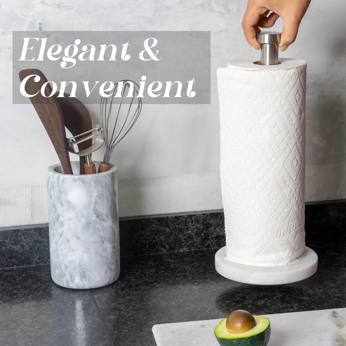 Koville luxury kitchen storage accessory adds elegance and practical organization.