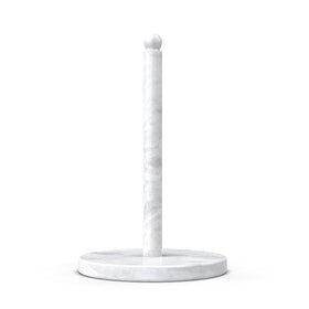 Koville Namib Fantasy marble base provides sturdy support for the paper towel holder.