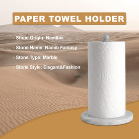 Koville Namib Fantasy marble rod showcases natural veining while keeping rolls steady.