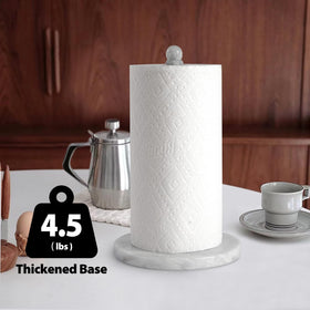 Koville Namib Fantasy paper towel holder top-view emphasizes premium marble.