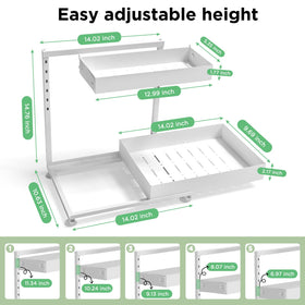 Kovryx L-shaped design saves vertical space in cabinets.