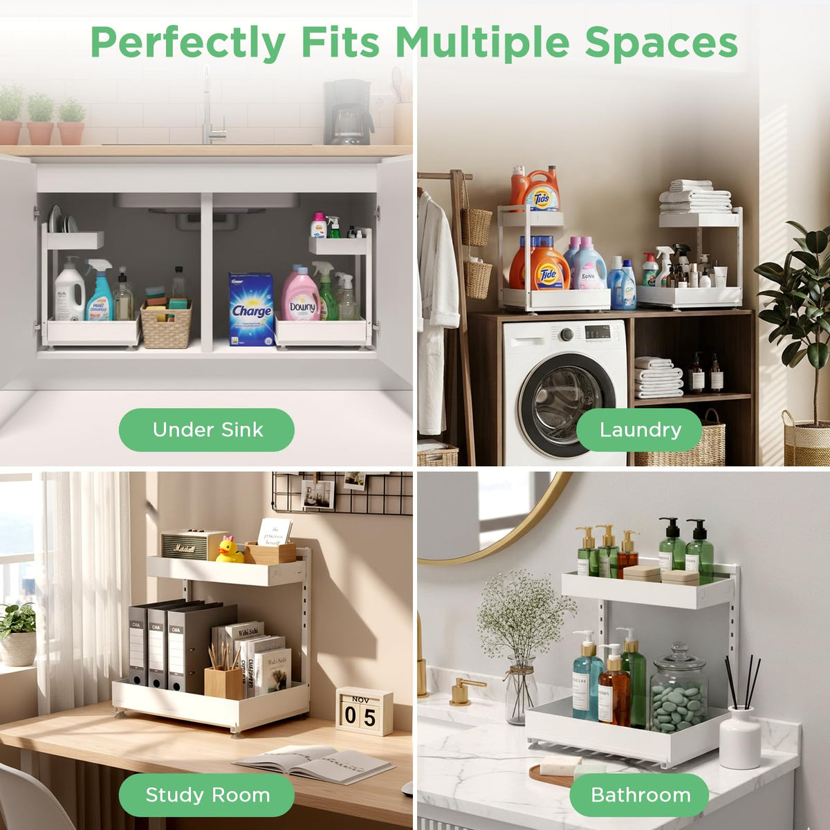 Kovryx pull-out rack design enables smooth reach.