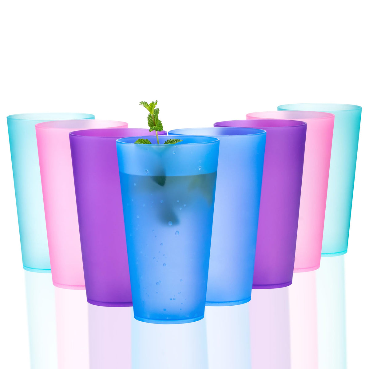 KOXIN-KARLU unbreakable 32oz coastal color tumbler for outdoor entertaining.