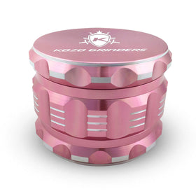 KOZO grinder rose gold with magnetic lid for secure grinding