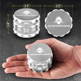 Kozo Grinder Mills aluminum large-capacity chamber reduces refills.