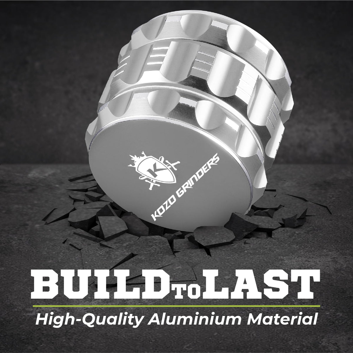 Kozo Grinder Mills aluminum sleek design for modern kitchens.
