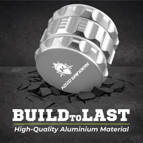 Kozo Grinder Mills aluminum sleek design for modern kitchens.
