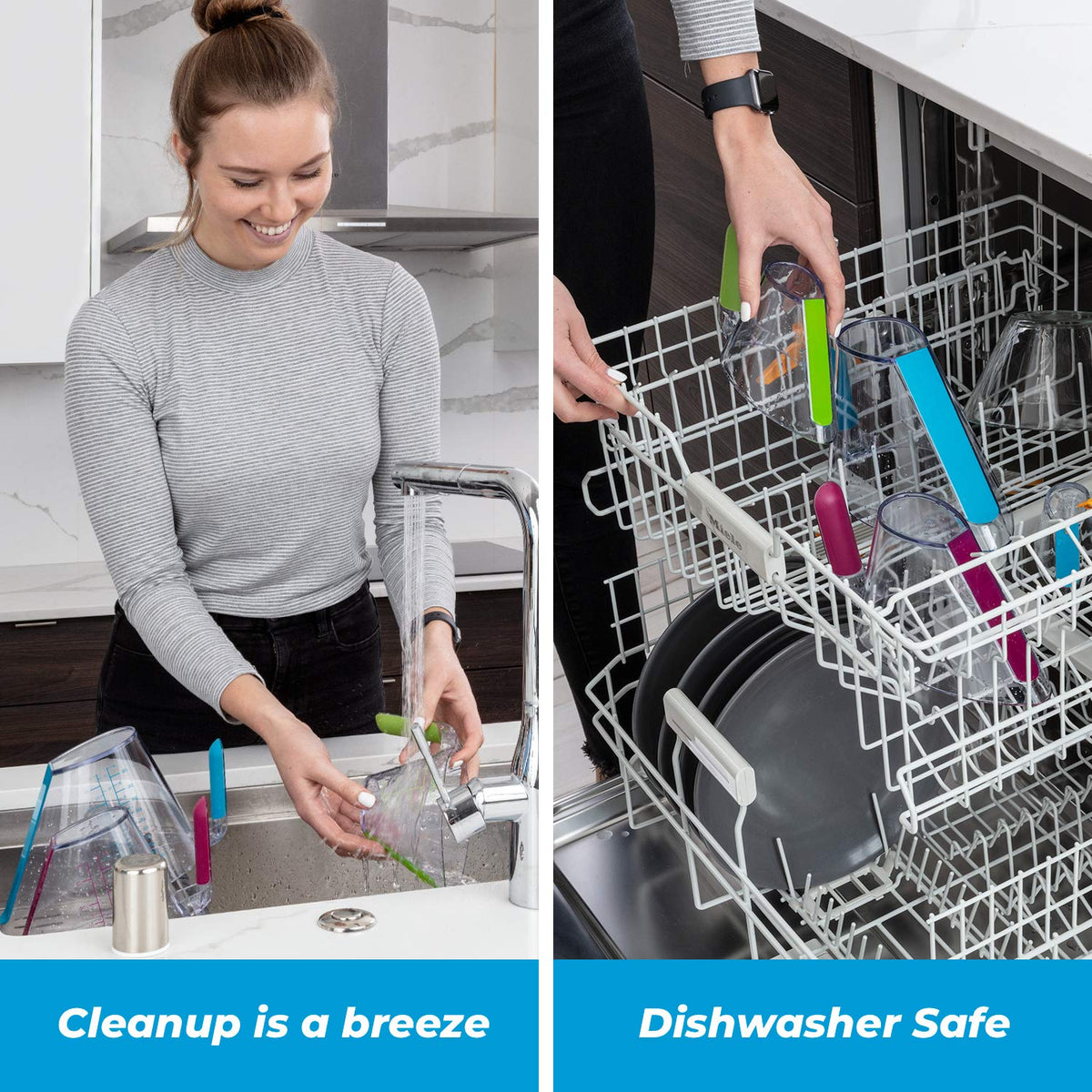 KPKitchen compact set nests neatly for organized kitchen storage.