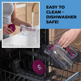 KPKitchen pancake dispenser is dishwasher safe for easy cleanup after cooking