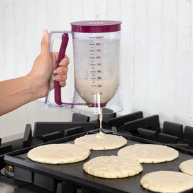 KPKitchen pour-control trigger provides steady, mess-free batter release