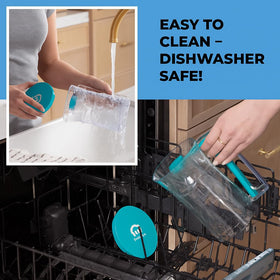 KPKitchen turquoise 4-cup capacity ideal for batch baking