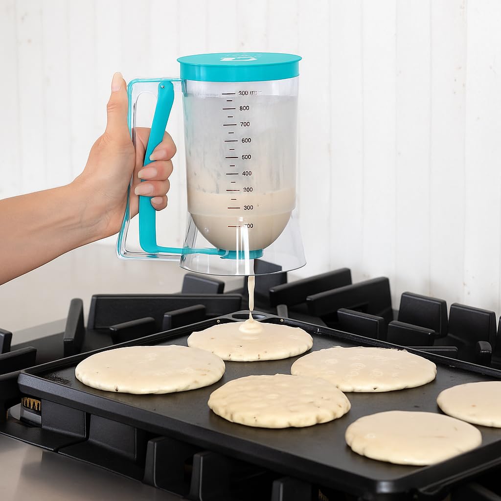 KPKitchen turquoise dispenser with leak-free valve