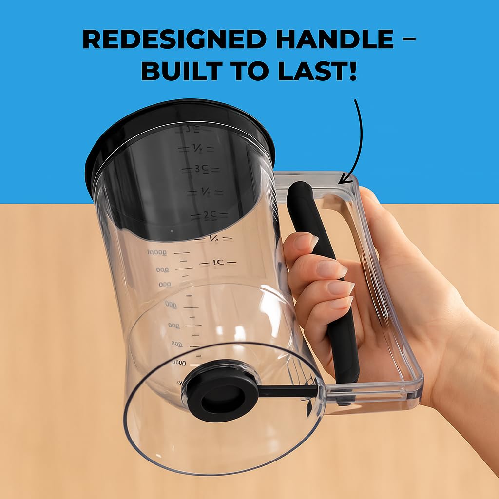 KPKitchen Versatile batter dispenser works for waffles, muffins, and more