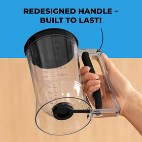 KPKitchen Versatile batter dispenser works for waffles, muffins, and more