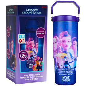 KPop Demon Hunters 30oz tumbler with matte finish for everyday hydration.