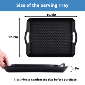 KPROE BPA-free plastic tray safe for food service and cleanup.