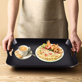 KPROE 12.2 by 16 inch tray supports multiple servings at gatherings.