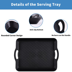 KPROE rounded-corner tray for quick cleaning with a damp cloth.