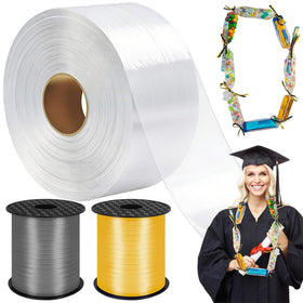 KQYSLXG Candy Lei Poly Tubing - clear tubing for wreath crafting.