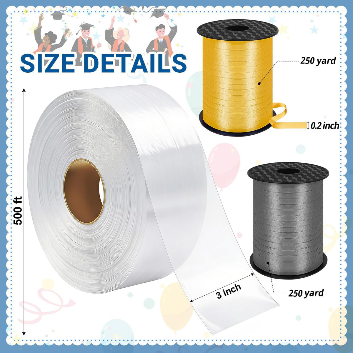 KQYSLXG clear poly tubing roll for versatile packaging uses.