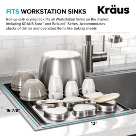 Kraus color options enhance the sink area with style
