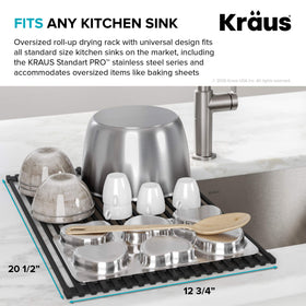 Kraus drying rack as oven mat supports roasting and braising.