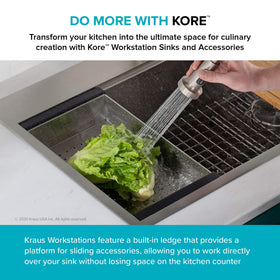 Kraus colander as a versatile kitchen accessory for multi-use workflows.