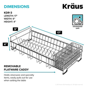 Kraus stainless steel rack highlights rust-resistant durability for daily use