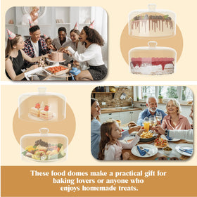 Krbnk glass dome easy to wipe clean and reusable for repeated use