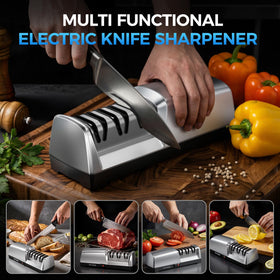 Krcqap Knife Sharpener Electric fast sharpening for daily use