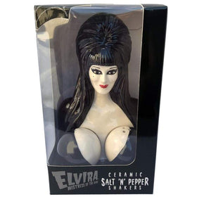 Kreepsville 666 Elvira on table during gatherings, spooky charm
