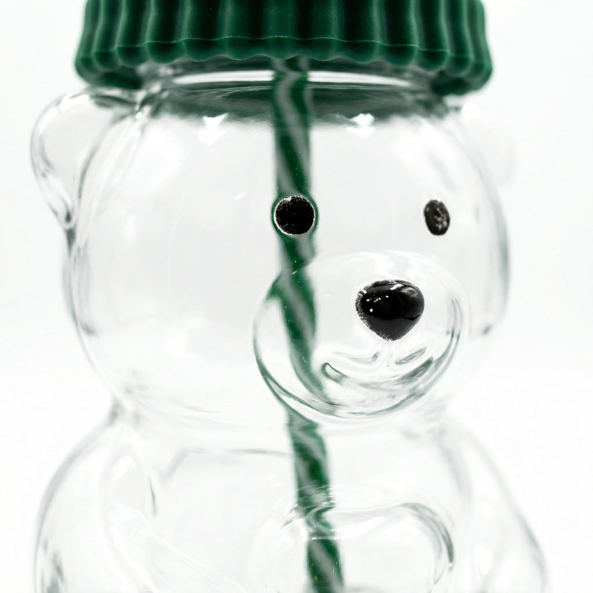 Krewchton Bear Cup dishwasher safe glass for easy cleanup.