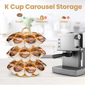 KREWEY compact footprint fits small counters while saving space.