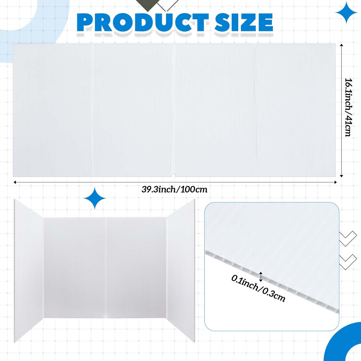 Kritkin foldable splatter screen offers easy storage after use.