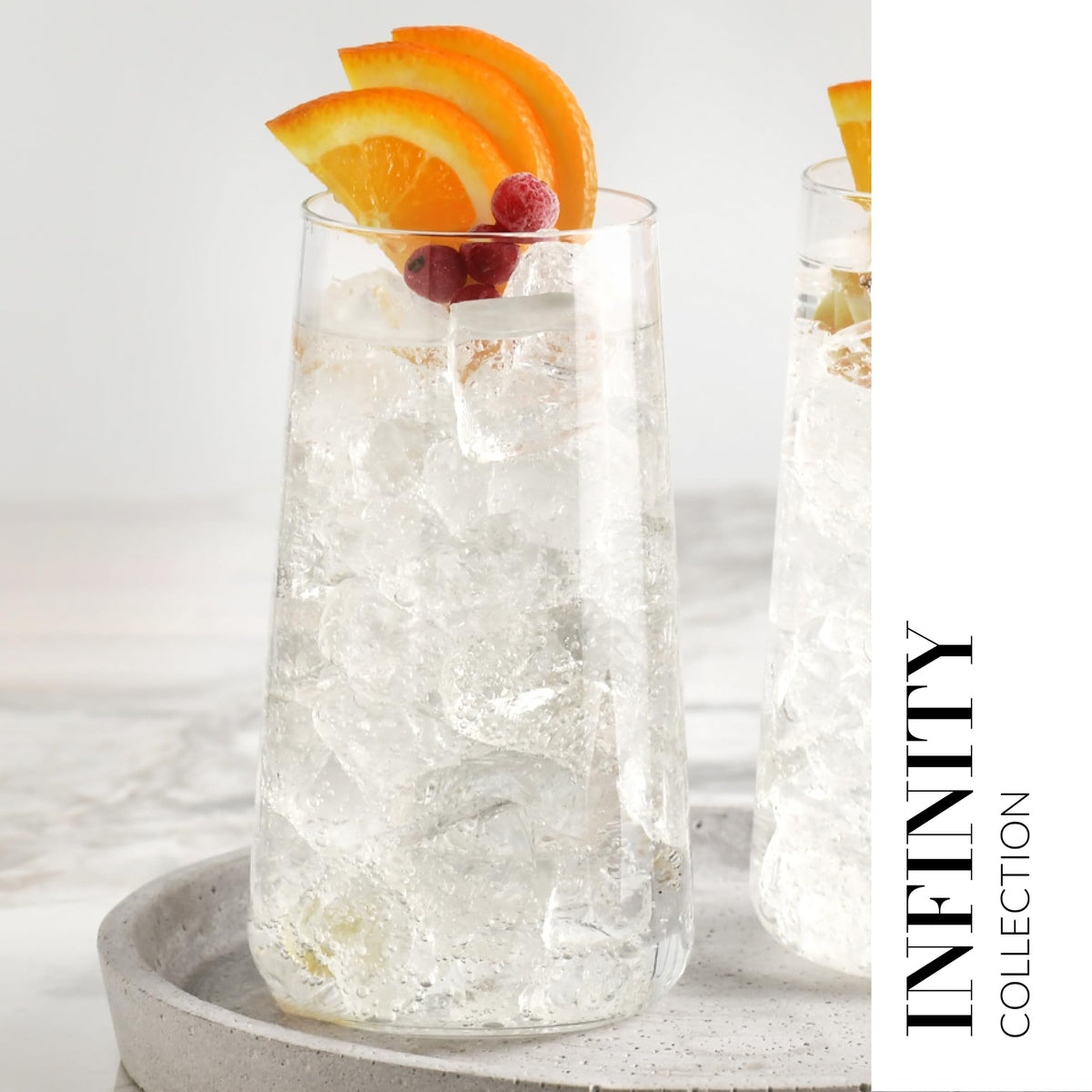 Krosno Infinity European-made glass emphasizing craftsmanship.
