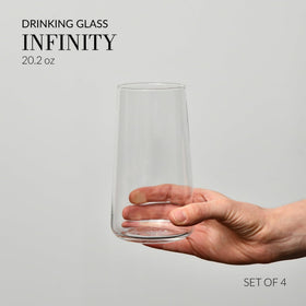 Krosno Infinity iced tea glass ideal for cool afternoon sips.