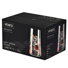 Krosno Infinity table-setting glassware elevates casual and formal meals.