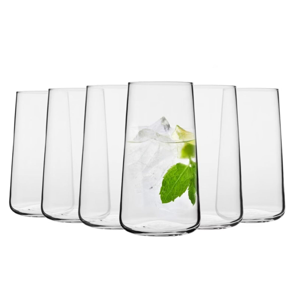 Krosno Infinity water glass 20oz showcasing clarity for everyday hydration.