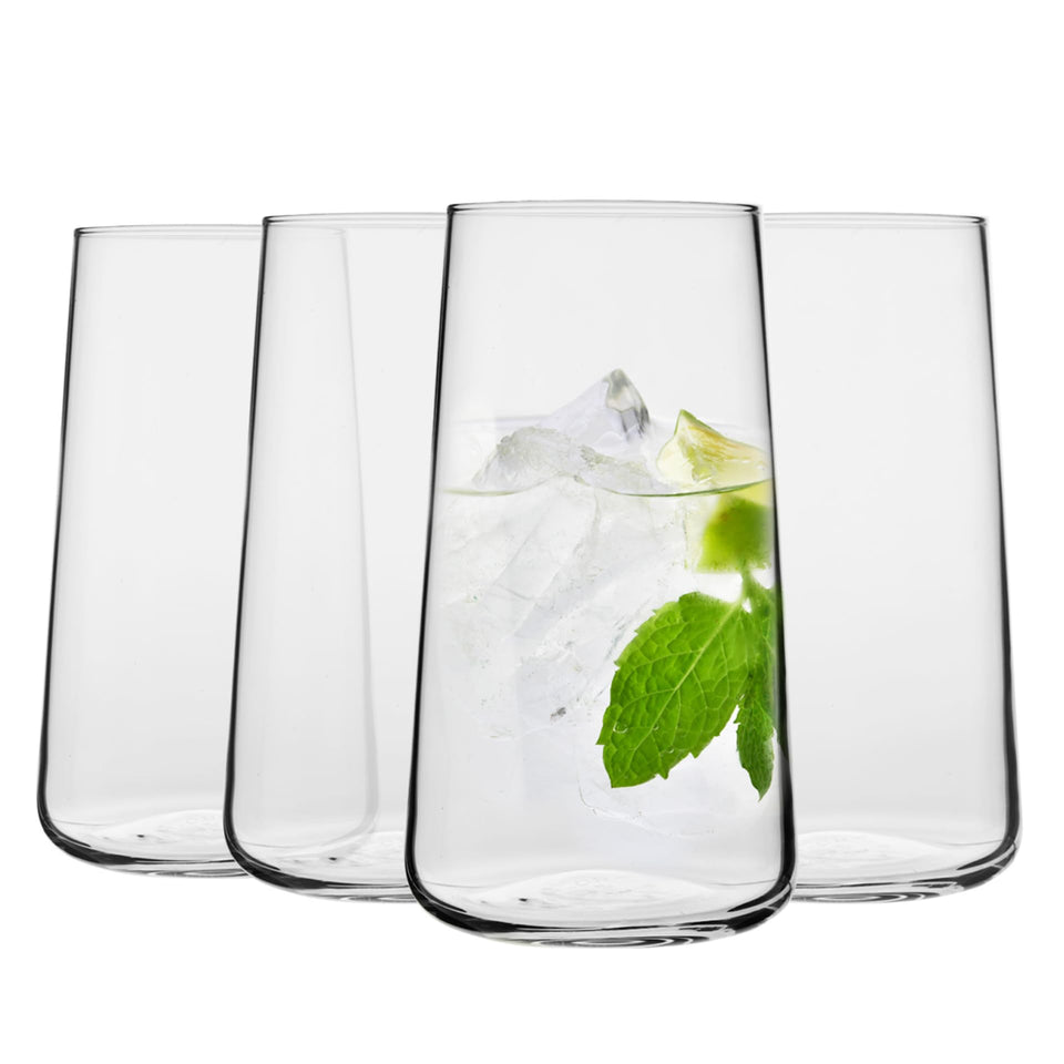 Krosno Infinity water glass with crystal clarity for everyday hydration.