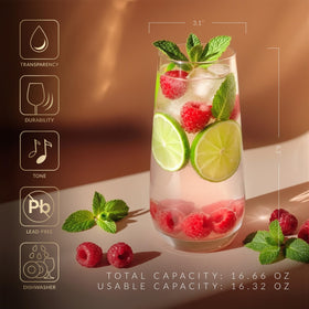 Krosno Splendour dishwasher safe glass ready for easy cleaning