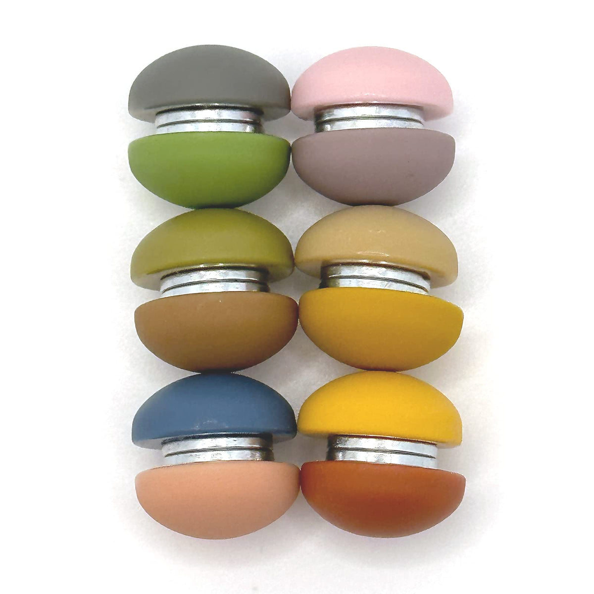 KROYSEA matte fridge magnets circle for secure, scratch-free hold.