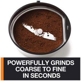 KRUPS Precision grinder in one touch operation for easy grinding