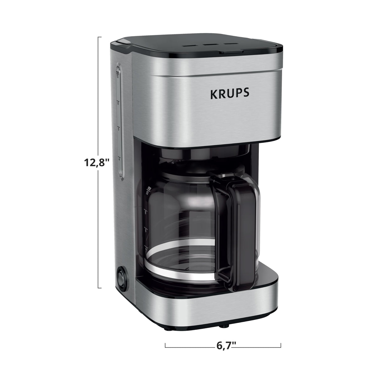 KRUPS Simply Brew keep-warm function maintains optimal temperature after brewing