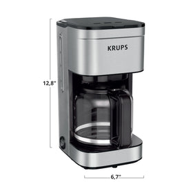 KRUPS Simply Brew keep-warm function maintains optimal temperature after brewing