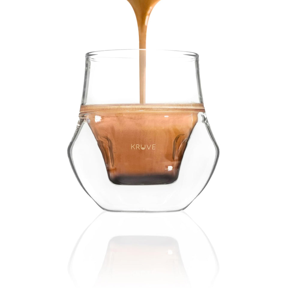 KRUVE Propel headspace design enhances aroma in every espresso.