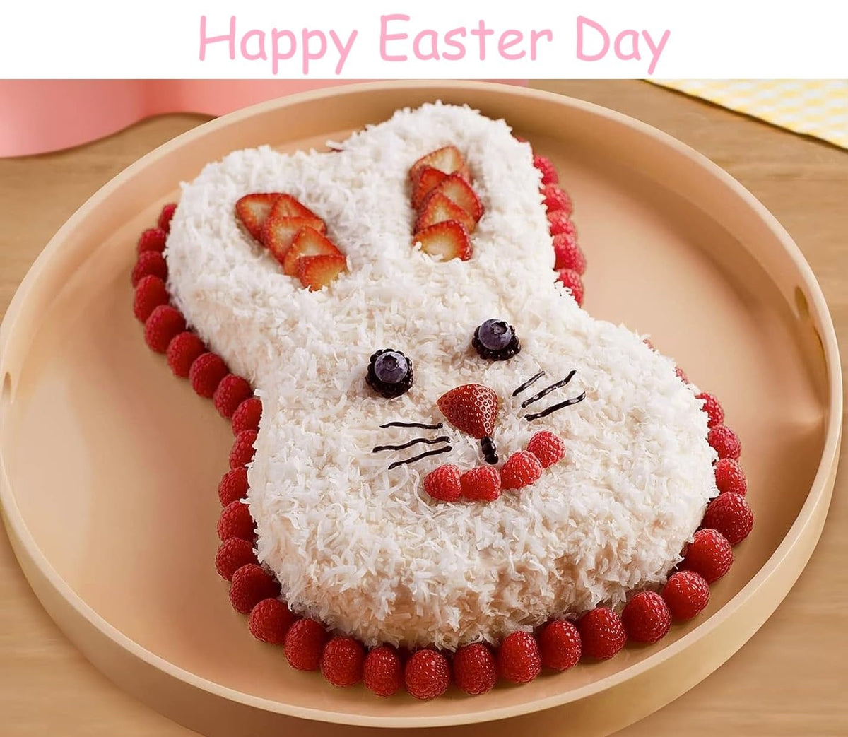 Ksdhotware aluminum bunny cake pan oven-ready for versatile baking