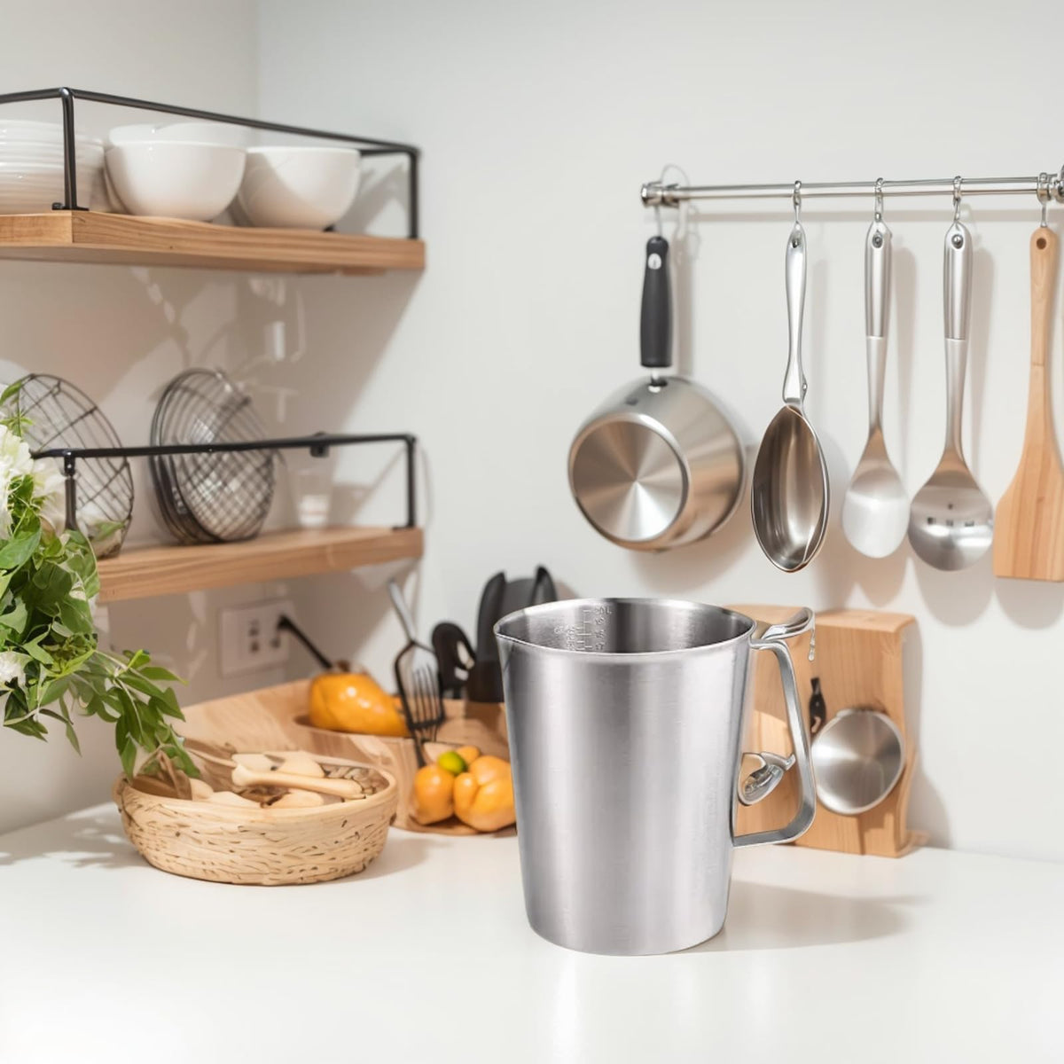 KSENDALO pitcher with handle offers easy grip and controlled pouring for any kitchen task.