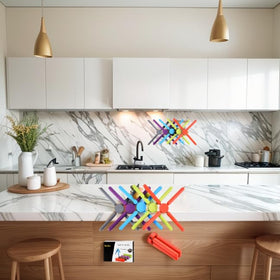 KSENDALO silicone trivet protects surfaces without scratches