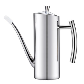 KSENDALO stainless steel oil dispenser with 24oz capacity for precise pours